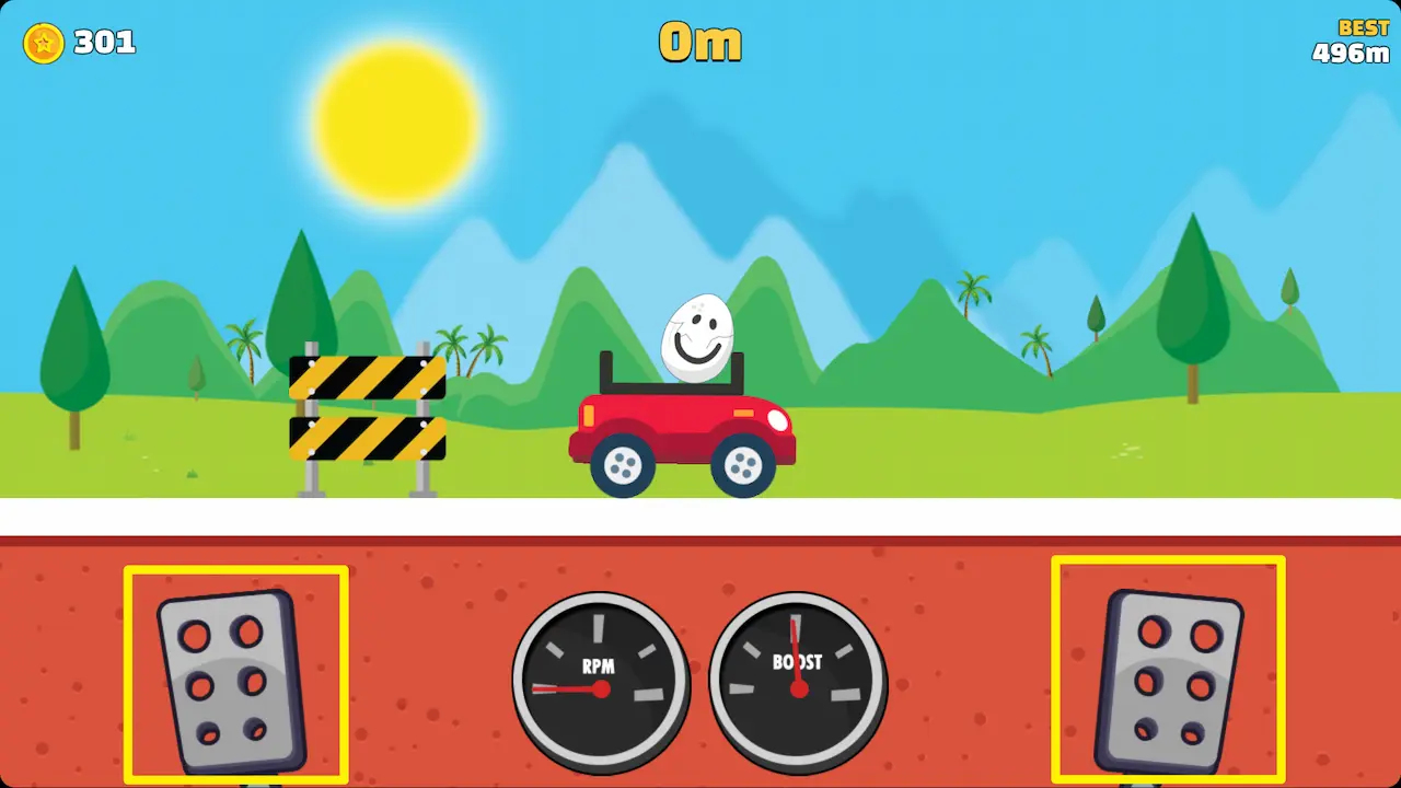 Eggy Car controls