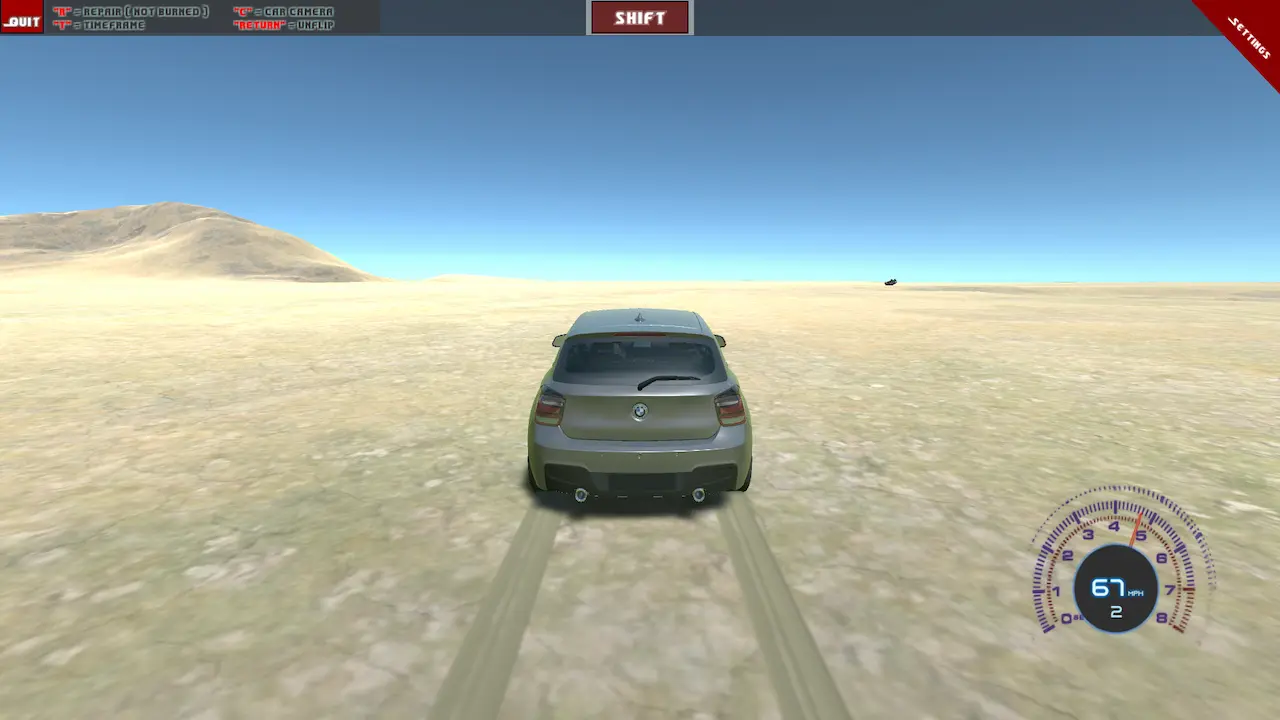 Next Drive 2 gameplay — neon highway with traffic weaving between lanes