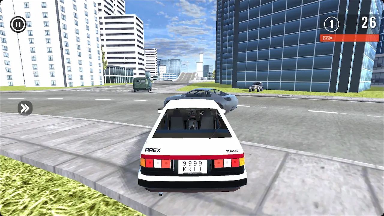 Crime & Vice City Police gameplay — patrol car responding to a call